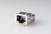 21.6MM Single Port SMD Low Profile RJ45 Jack With 10 / 100 / 1000 Transformer And LED